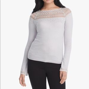 WHBM Embellished Sweater
